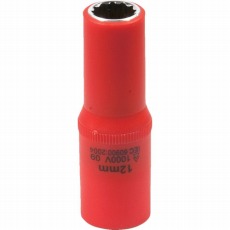 【OLC652012A】絶縁工具 ディープソケット 3/8 12mm
