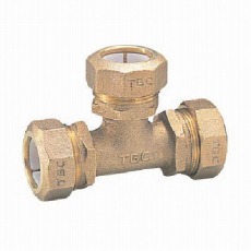 【25X13T-1-L】PE継手チーズ1種25×13mm