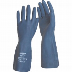 【4485】耐油・耐溶剤手袋 サミテックNP-F-07 M ダークブルー