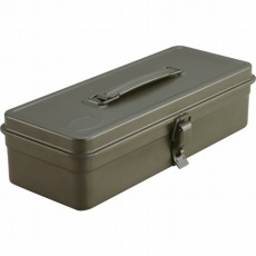 【T-320-OD】トランク型工具箱 333X137X96.5 OD色
