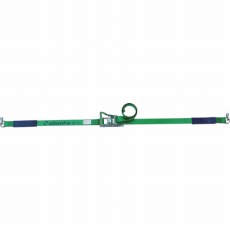 【R5DSR17】ベルト荷締機エアラインレール用ラチェット式ラッシングベルト