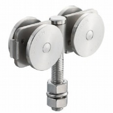 【2S-4WH-BN】2号ステンレスドアハンガー用ベアリング複車フレキシブルタイプ