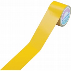 【265013】ラインテープ(反射) 黄 50mm幅×10m 屋内用 ポリエステル