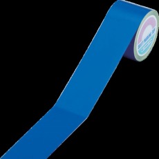 【265016】ラインテープ(反射) 青 50mm幅×10m 屋内用 ポリエステル