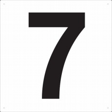 【TSEH-7】表示板 数字 420×420 数字「7」