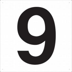 【TSEH-9】表示板 数字 420×420 数字「9」