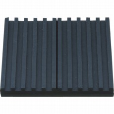 【OHS-10-100CR】防振パット 耐熱・耐油性 10X100X100