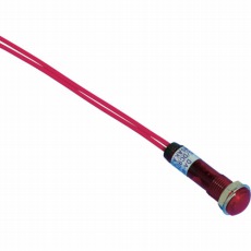 【DA-8FL-AC/DC200V-R】LED表示灯 DA-8FL(AC/DC200V接続)Φ8 赤