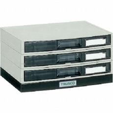 【LA4-S3S】αレターケース A4・積み重ねタイプ 横浅型3段