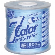 【4815】7COLOR 細 スカイブルー 500M