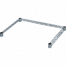 【MR-61BK】メタルラックコの字バー 61cm