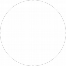 【CP45】カラープラポールサインキャッププレート 無地
