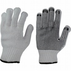 【205-BK-L】選べるサイズ スベリ止手袋12双 ブラック L