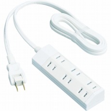 【WHA2916WKP】ザ・タップマルチ 6コ口 1mコード付