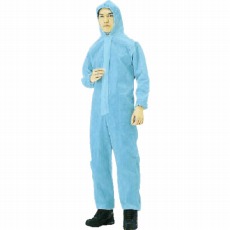 【TPC-3L-B】不織布使い捨て保護服 3Lサイズ ブルー