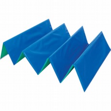 【000111】折り畳み式養生材 忍者N 5mm厚 700×1850 ブルー/グリーン