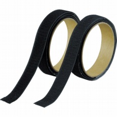 【TMSD-16-BK】マジックテープセット 強粘着 16mm×1m 黒(1巻=1セット)
