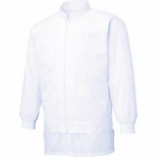 【FX70971R-M-C11】男女共用混入だいきらい長袖ジャケット M ホワイト