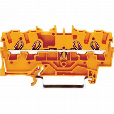 【2002-1402-PK】スプリング式中継端子台 2002シリーズ4線式用 橙色