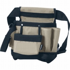 【TTH-200-BK】ツールバッグ ツールホルスター 5ポケット ブラック色