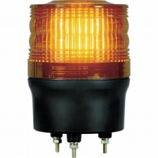 【VL09R-100NY】ニコトーチ90 VL09R型 LED回転灯 90パイ 黄