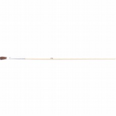 【TFBH-2】塗装用平筆 5本組 天然馬毛 2号 金具幅3mm 毛丈7mm 全長