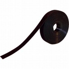 【TMKT-2015-BK】耐候性マジックバンド結束テープ 両面 幅20mmX長さ1.5m 黒