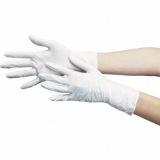 【TGL-440-S】ニトリル製使い捨て極薄手袋 粉無し S ホワイト (200枚入)