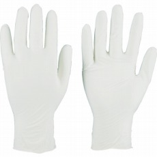 【TGL-440-L】ニトリル製使い捨て極薄手袋 粉無し L ホワイト (200枚入)