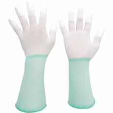 【MCG-501N-LONG-M】低発塵手袋 ロング (指先コート)10双入 M