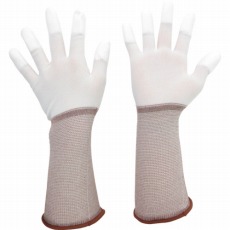 【MCG-501N-LONG-SS】低発塵手袋 ロング (指先コート)10双入 SS