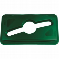 【178837306】スリムジムコンテナ用フタ シングルストリーム方式 グリーン