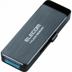 【MF-ENU3A08GBK】USB3.0フラッシュ 8GB AESセキュリティ機能付 ブラック