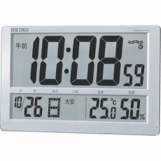 【SQ433S】大型液晶電波掛置兼用時計