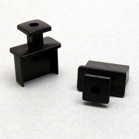 【USBCAPK-B1-6】コネクター保護キャップ USB-Aタイプ用(つまみ有)黒