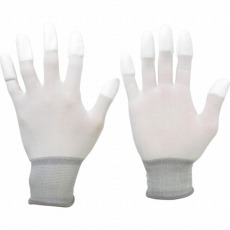【MCG501N-L】品質管理用手袋(指先コート) 10双入 Lサイズ