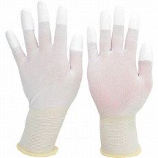 【MCG501N-LL】品質管理用手袋(指先コート) 10双入 LLサイズ
