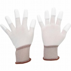 【MCG501N-SS】品質管理用手袋(指先コート) 10双入 SSサイズ