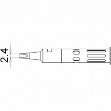 【71-01-02】ミニ用コテ先巾2.4mm