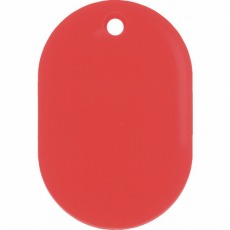 【200014】小判札(無地札) 赤 45×30mm スチロール樹脂