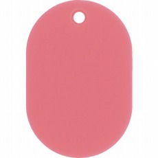 【200016】小判札(無地札) ピンク 45×30mm スチロール樹脂