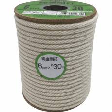 【RCX-4】綿金剛打ロープ ボビン巻 6mm×30m