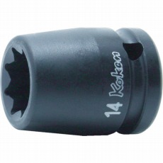 【14415M-28】12.7mm差込 インパクト2重4角ソケット 28mm