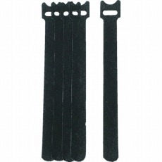 【G-323】マジックテープ 超薄型マジックバンドストラップS 150mm ブラック