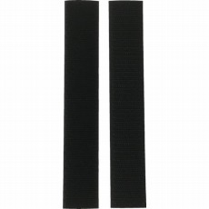 【G-86】マジックテープ アイロンワンタッチ 25mm×15cm ブラック