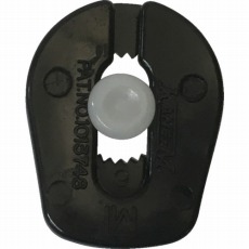 【JH-07】金具 紐用止メ金具 2mm〜4mm用 ブラック