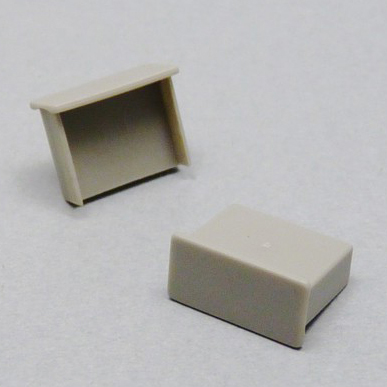 【USBCAPK-G0-6】【在庫処分セール】コネクター保護キャップ USB-Aタイプ用(つまみ無)グレー(6個入)