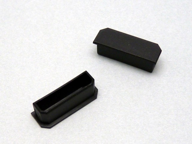 【HDPWCAPK-B0-6】コネクタ保護キャップ ストレージデバイスIDEタイプ装置内蔵ドライブ用機器側 黒(6個入)