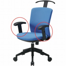【HG1000-ATD】回転椅子 HG1000専用可動肘