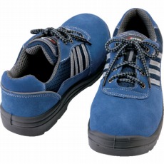 【AZ59821-008-24.0】セーフティシューズ 短靴ヒモタイプ ネイビー 24.0cm